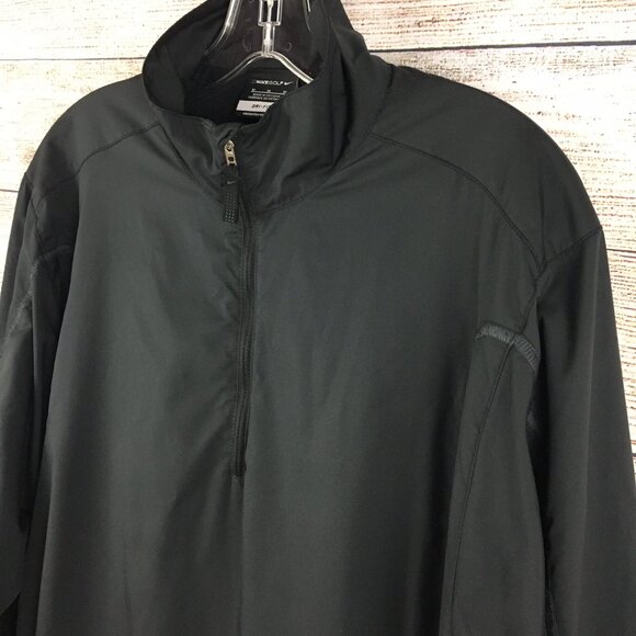 Nike Golf Dri-Fit 1/2 Zip Wind Jacket Pullover "Shift Digital" Embroidered Logo - Picture 3 of 15